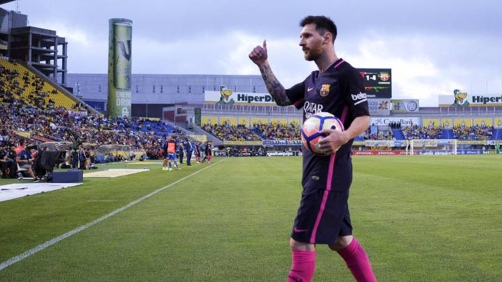 El delantero argentino del Barcelona, Leo Messi, durante un partido.