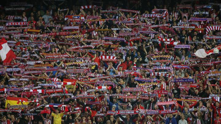 20 multados y sancionados por incidentes en el Atleti-Madrid.