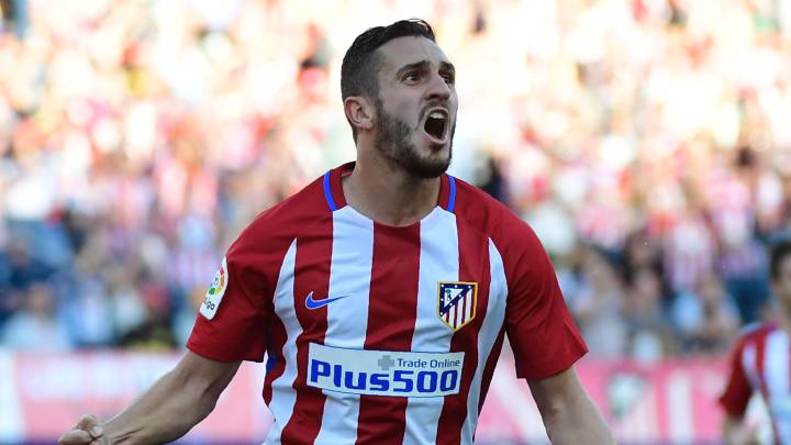 Koke en el Vicente Calderón.