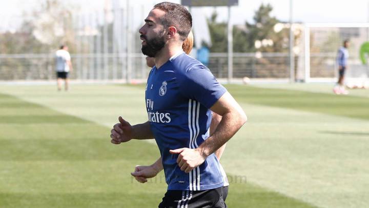 Carvajal ya corre y apura plazos