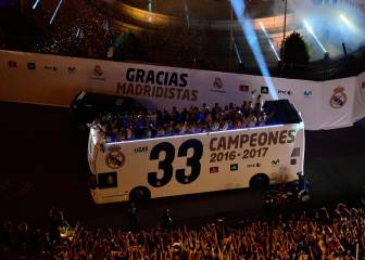 El Madrid encendió Cibeles:
