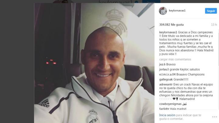 Keylor se gana al madridismo con su dedicatoria solidaria