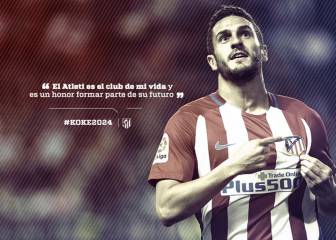 Koke extiende su contrato con el Atlético hasta el año 2024