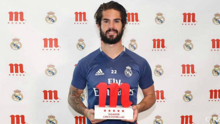 Los fans del Real Madrid eligen a Isco mejor jugador de la temp.