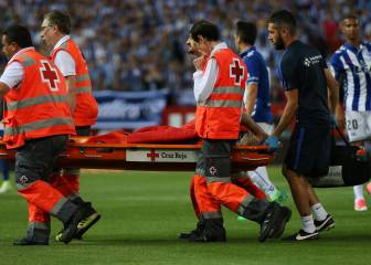 Barça's Mascherano off injured: concussion, stitches, knee