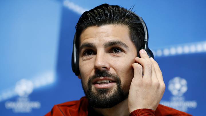 Nolito, durante una rueda de prensa.