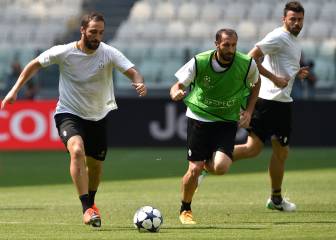 Buffon se entrenó en solitario