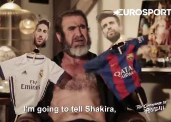 Cantona se ríe del lío entre Ramos y Piqué por los árbitros