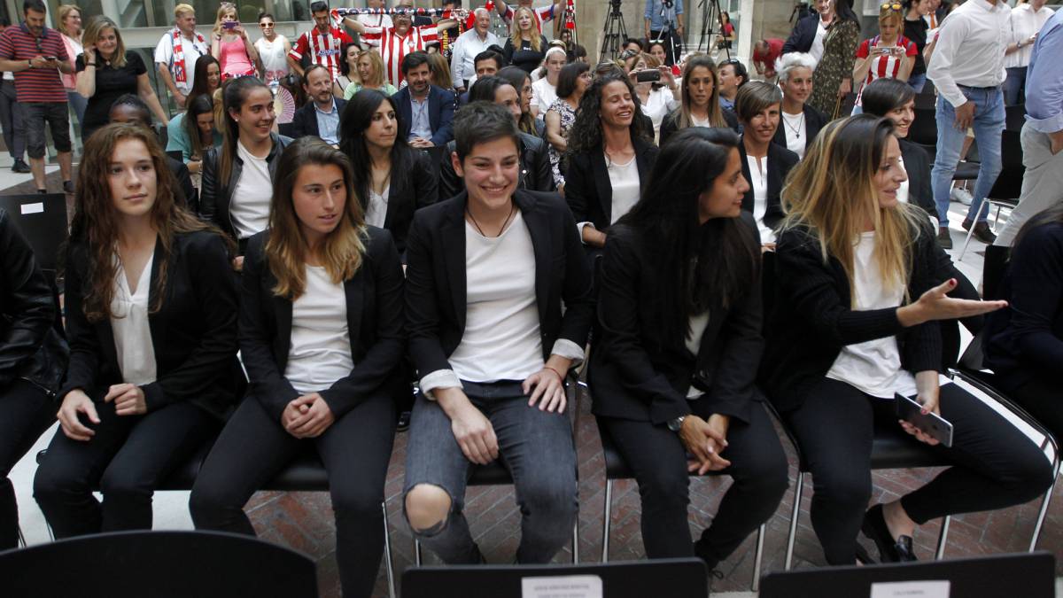 Jugadoras del Atlético de Madrid Femenino.