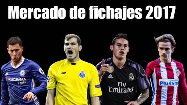 Mercado de fichajes 2017 en AS.