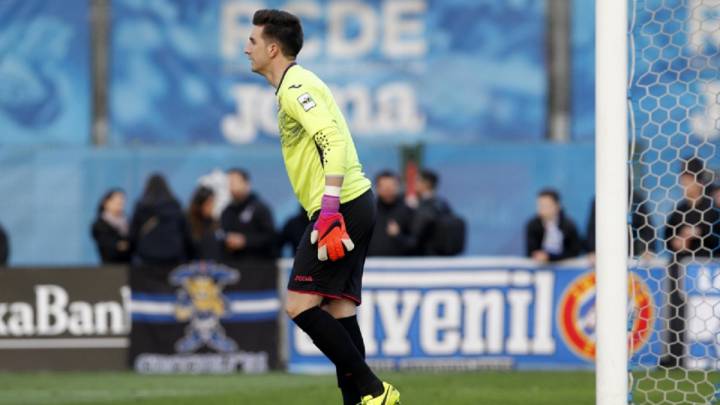 El Málaga se fija en Andrés Prieto, tercer meta del Espanyol