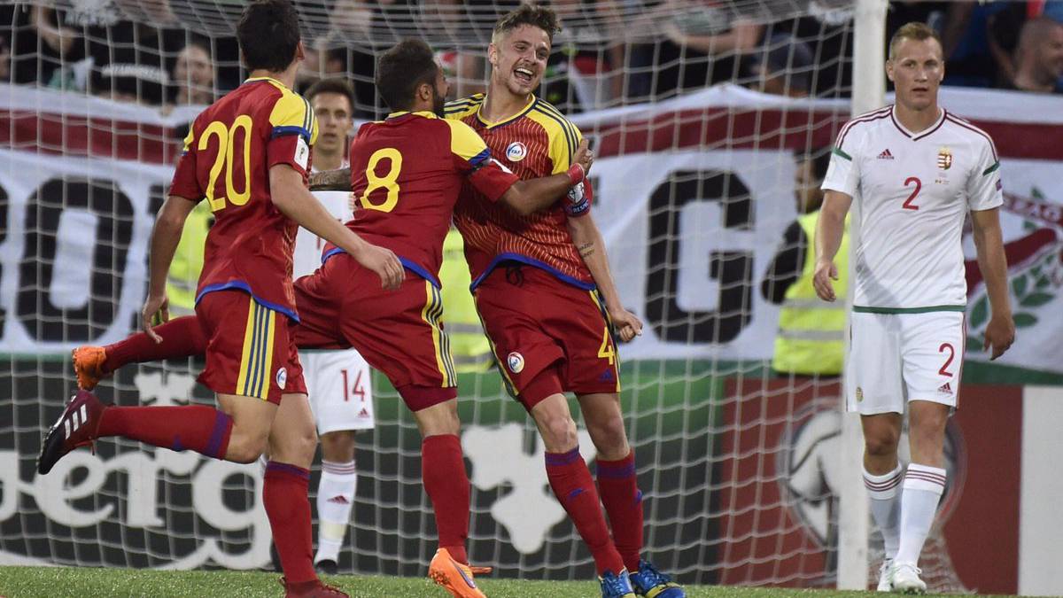 Andorra vence a Hungría y gana un partido oficial 13 años después