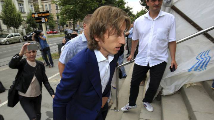 Modric testifica en un juicio por corrupción en el fútbol croata