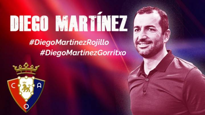 Diego Martínez: "Me siento muy feliz de venir a Osasuna"
