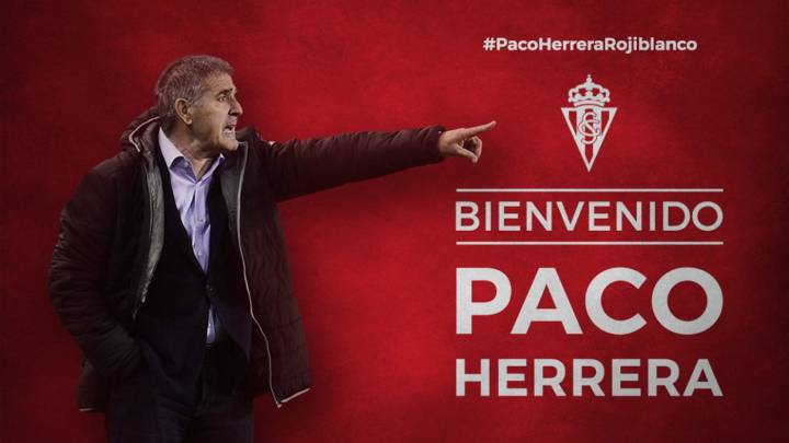 Paco Herrera nuevo técnico del Sporting.
