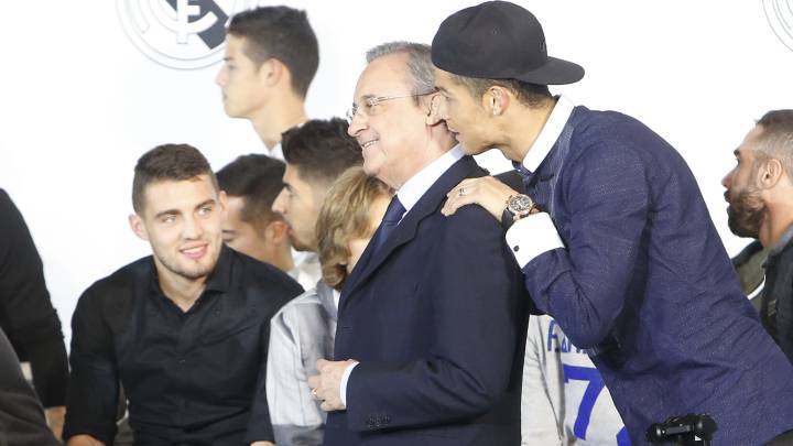 Cristiano Ronaldo y Florentino Pérez.
