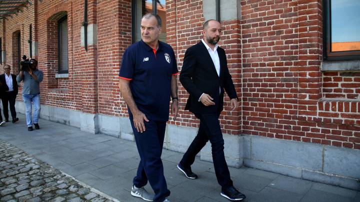 Bielsa aparece en Lille tras no ir al primer entrenamiento