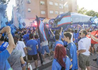 Getafe se arma para apoyar en
la batalla final por el ascenso