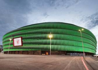 San Mamés de verde por el 'Día Mundial contra las drogas'