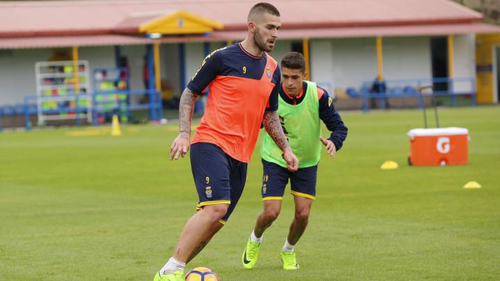 Livaja en un entrenamiento