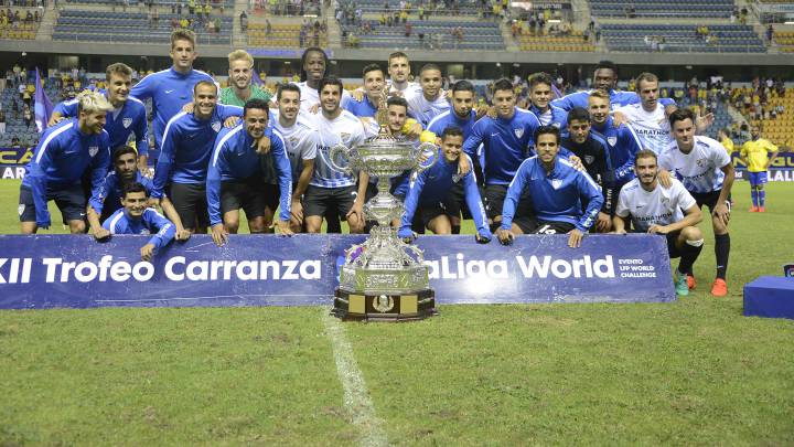 El Málaga, campeón del trofeo Carranza en 2016, volverá a disputarlo este año