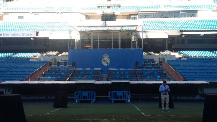 El Palco del Bernabéu.