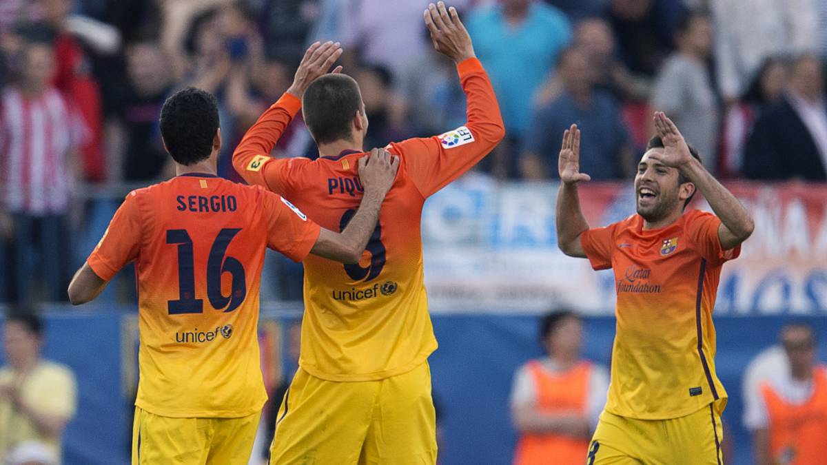 Sergio Busquets, Alba y Piqué