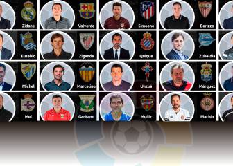 Así quedan los 20 banquillos de Primera: 5 nuevos, 3 regresan...