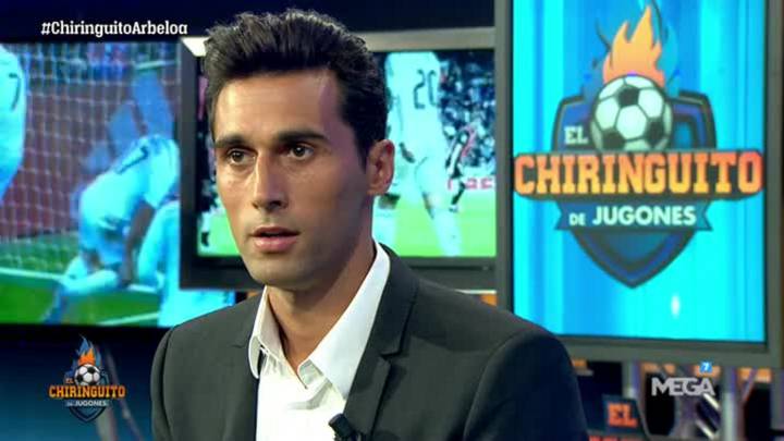 Arbeloa, en 'El Chiringuito' de Mega.
