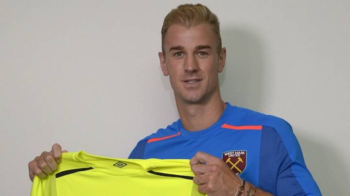 Joe Hart con el West Ham.