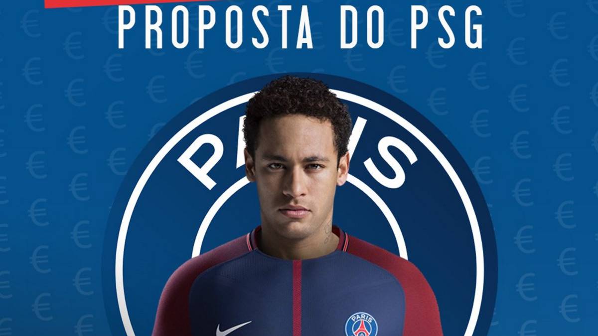 Neymar: Brazilian media say Barça winger has accepted PSG offer