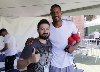 Trevor Ariza visitó al Madrid: