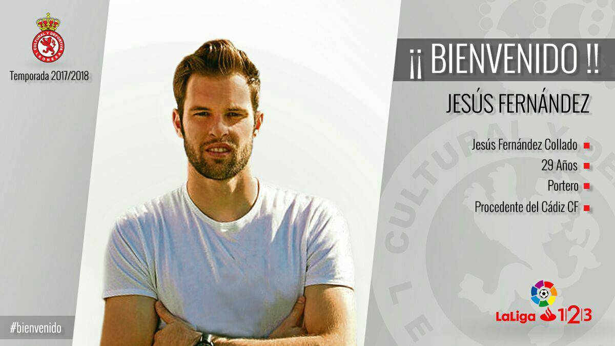 Jesús Fernández, nuevo portero de la Cultural Leonesa.