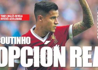 Prensa de Barcelona: Coutinho vuelve a entrar en escena