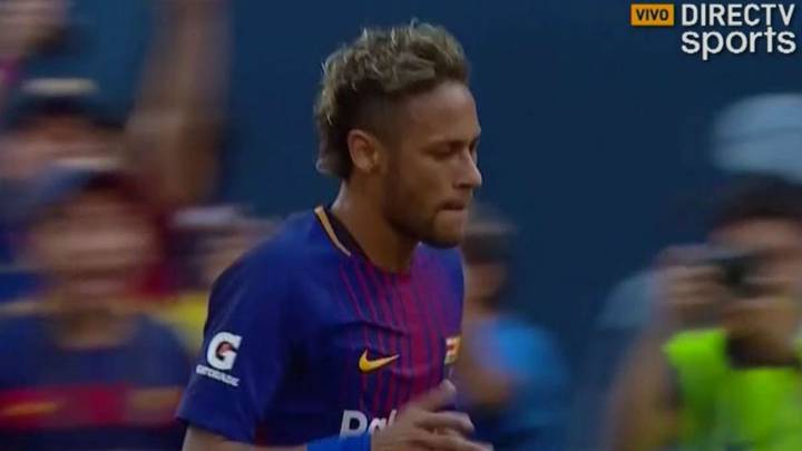 Neymar enchufado: marca los dos primeros goles de la era Valverde