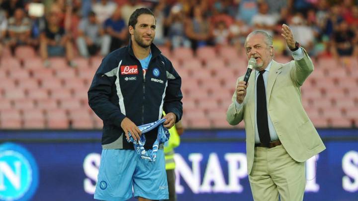 Higuaín y De Laurentiis