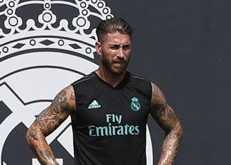 Sergio Ramos returns to Madrid training after mysterious injury