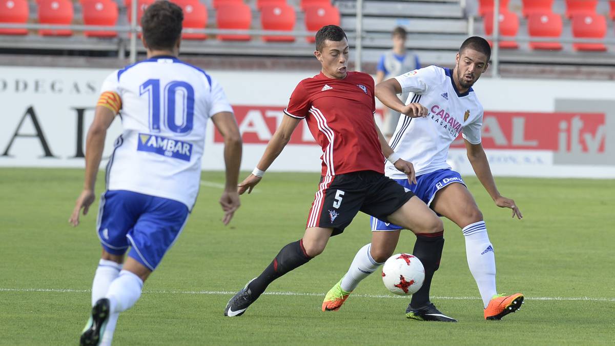 Lance del Mirandés 1-0 Zaragoza, partido de pretemporada.