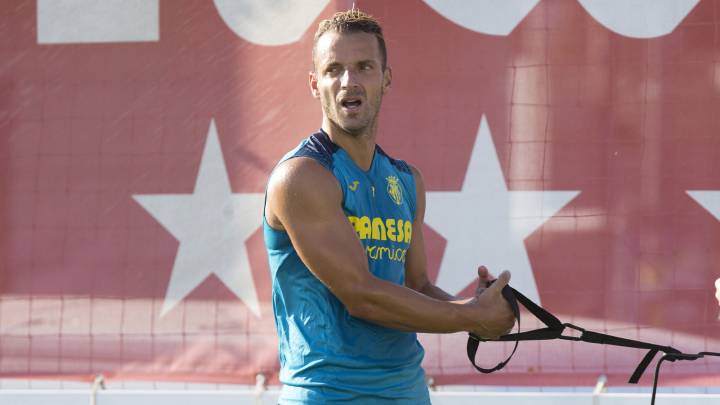 Roberto Soldado, durante un entrenamiento.