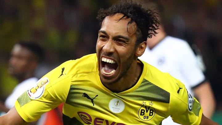 Aubameyang, jugador del Borussia Dortmund.