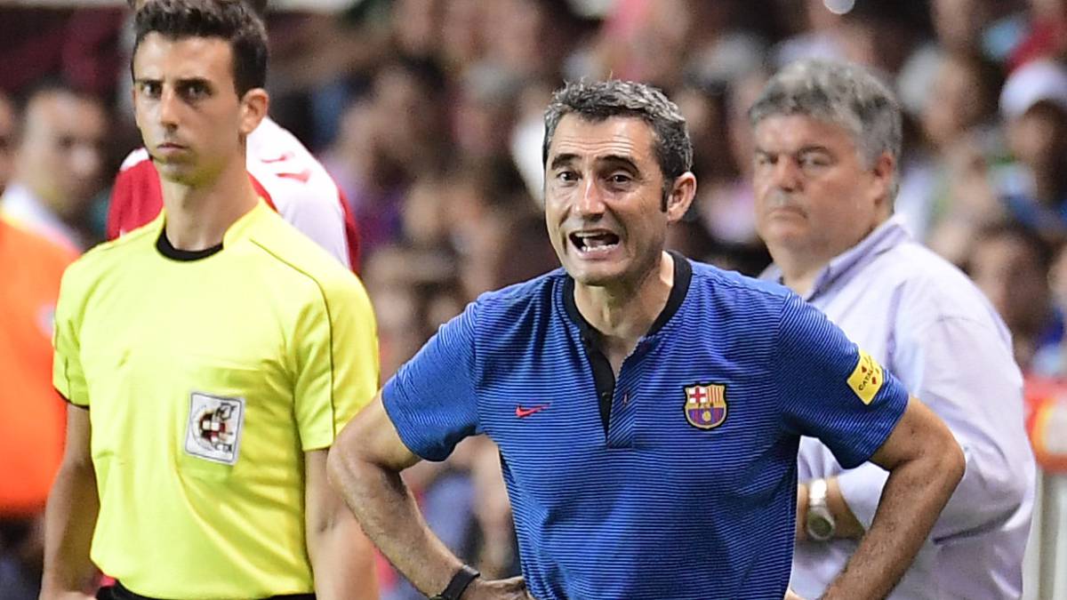 Valverde durante el partido ante el Nástic