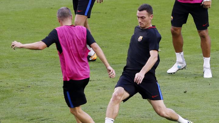 Vermaelen en un entrenamiento