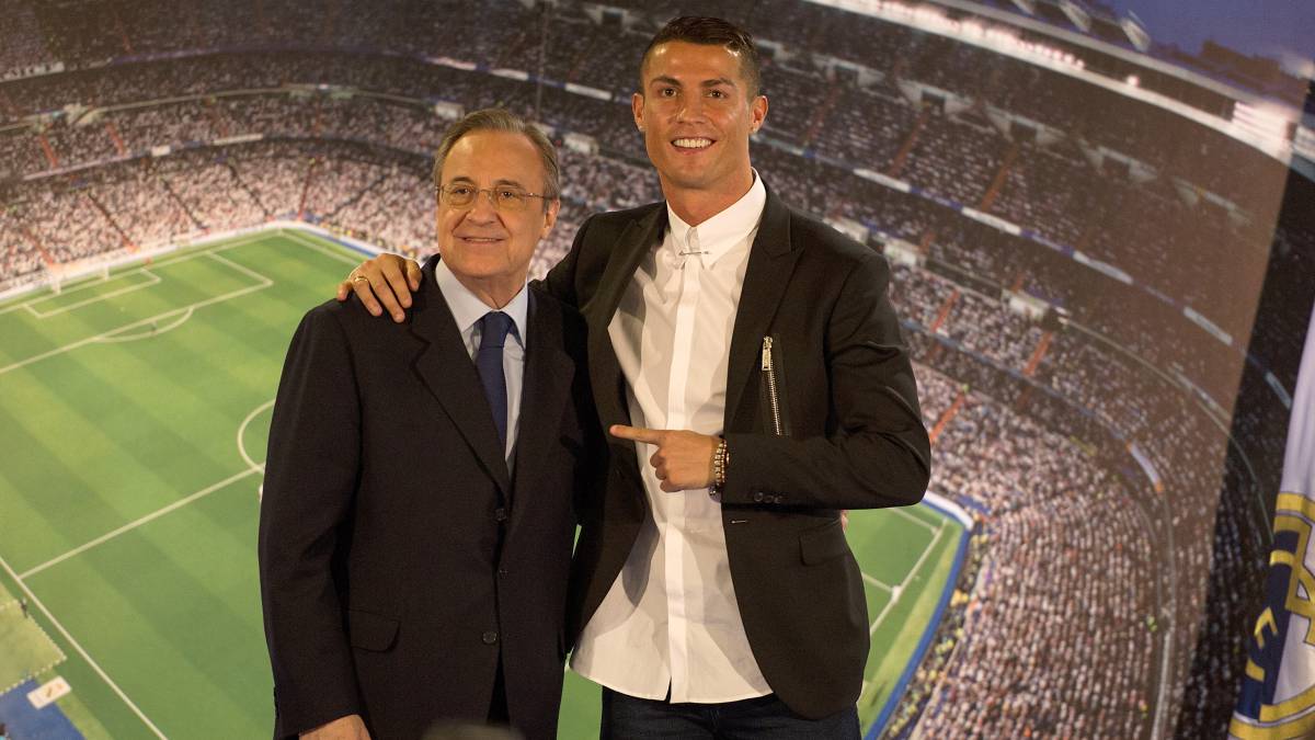 Cristiano Ronaldo y Florentino Pérez