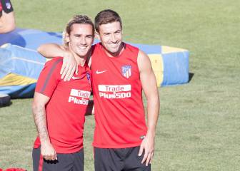 El Atlético se ha entrenado en doble sesión sin Filipe