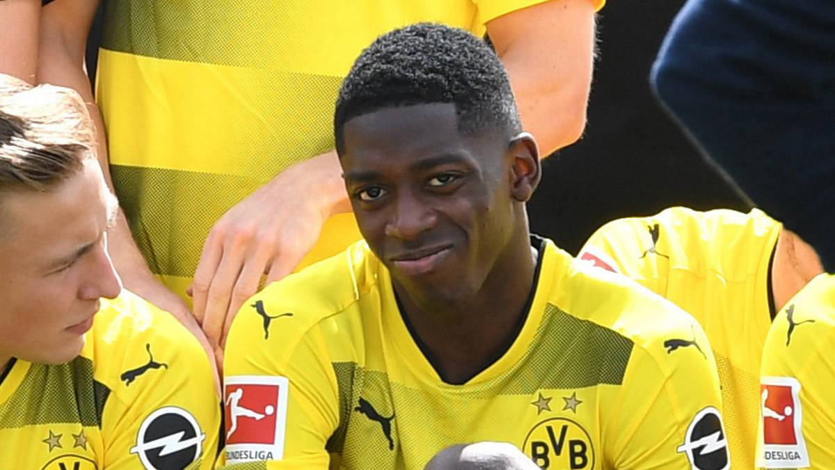 Dembélé en la foto oficial del BVB.