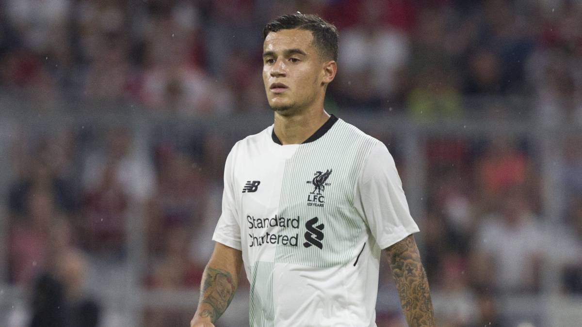 Coutinho con el Liverpool.