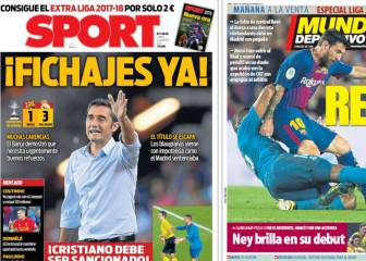 La prensa de Barcelona exige fichajes tras el Clásico
