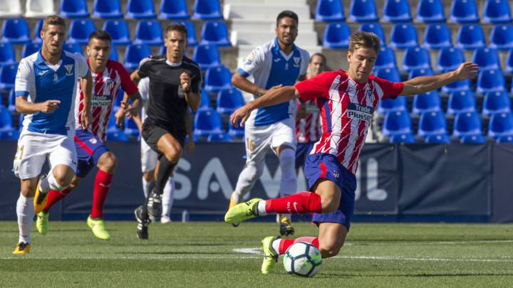 El atacante del Atlético de Madrid, Luciano Vietto.