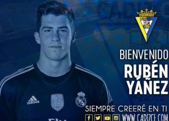 Rubén Yáñez, cedido al Cádiz