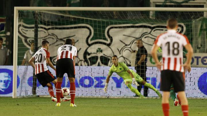 Panathinaikos 2-3 Athletic: resumen, goles y resultado del partido de ida de la previa de la Europa League.